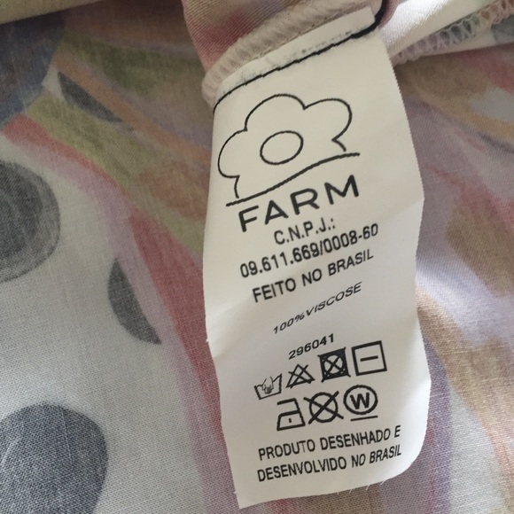 FARM Rio Half and Half Bananatic Print Maxi Dress Tropical Dopamine Dressing - Picture 16 of 16